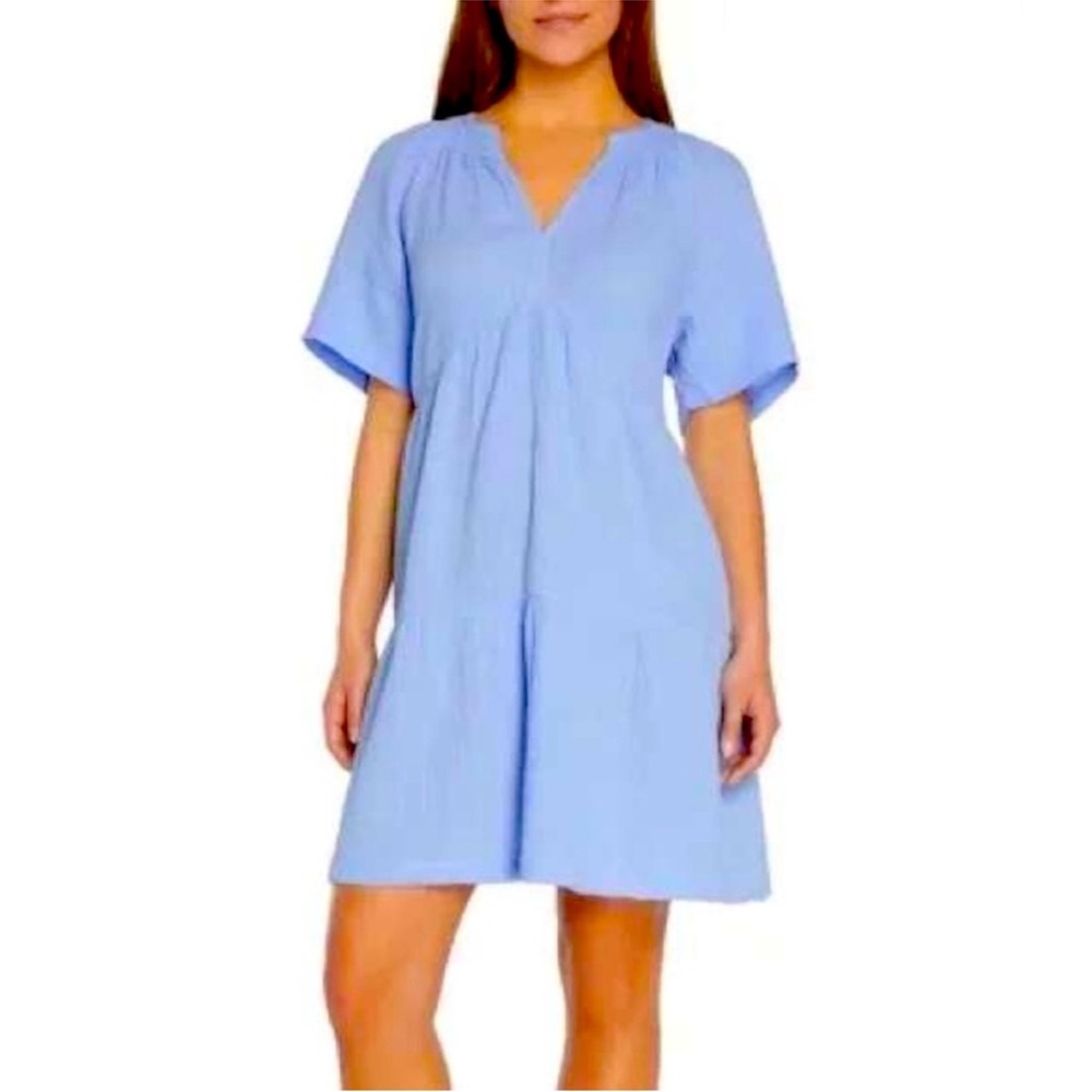 GAP Light Blue Women's Gauze Dress